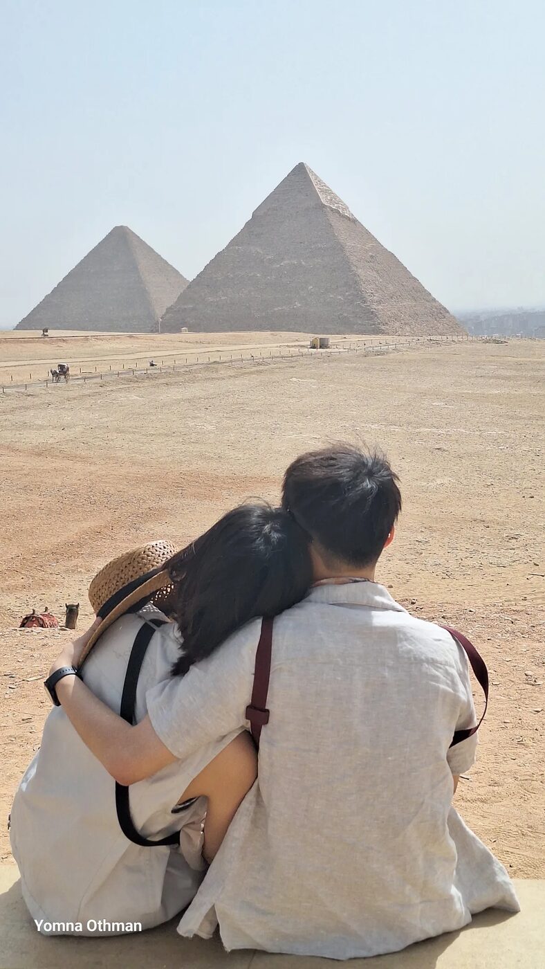 Guests at the Pyramids of Giza