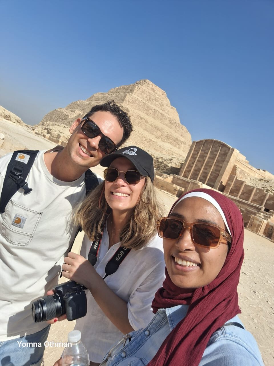 Selfie at the Step Pyramid of Saqqara
