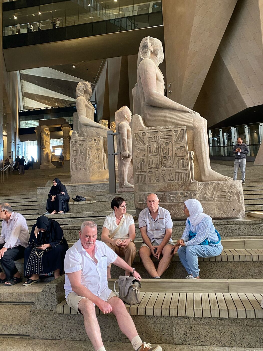 Grand Egyptian Museum interior