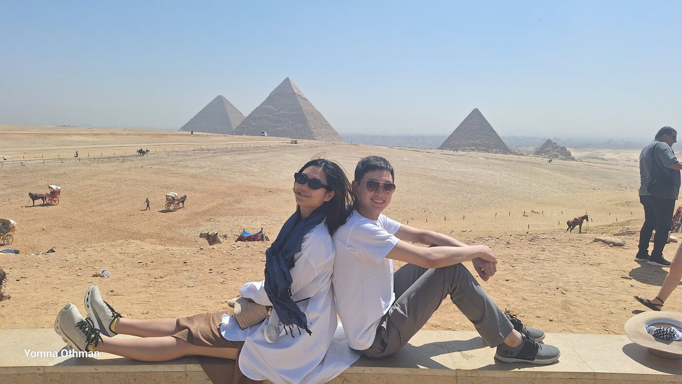 Guests at the Pyramids of Giza
